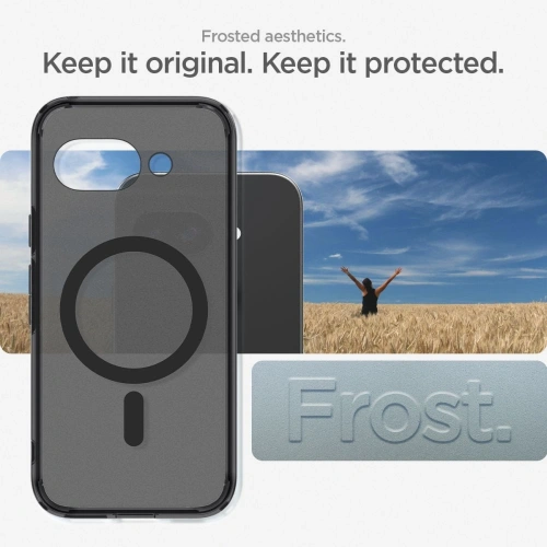 Kup Spigen Ultra Hybrid Mag MagSafe Google Pixel 9a Negru Înghețat - SPN16735 - {ean13} - Sklep Home Screen