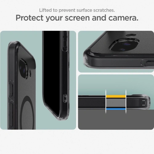 Kup Spigen Ultra Hybrid Mag MagSafe Google Pixel 9a Negru Înghețat - SPN16735 - {ean13} - Sklep Home Screen