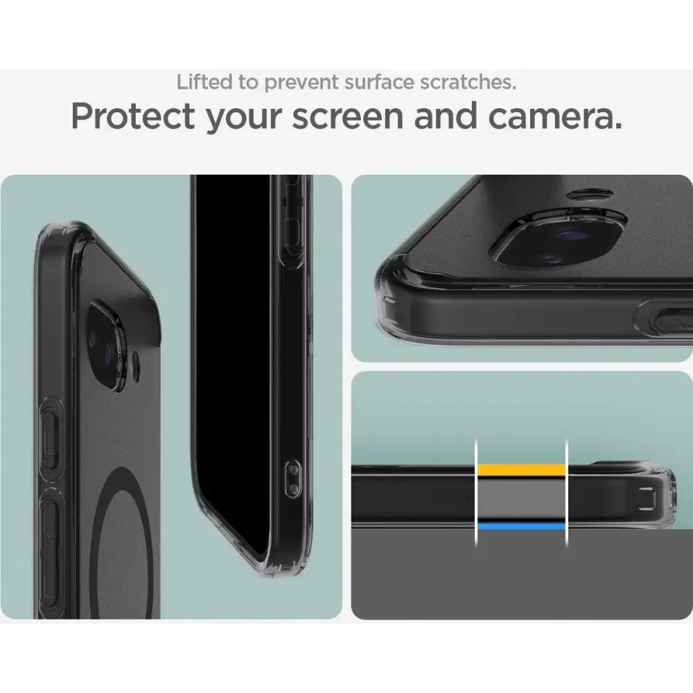 Etui Spigen Ultra Hybrid Mag MagSafe Google Pixel 9a Frost Black