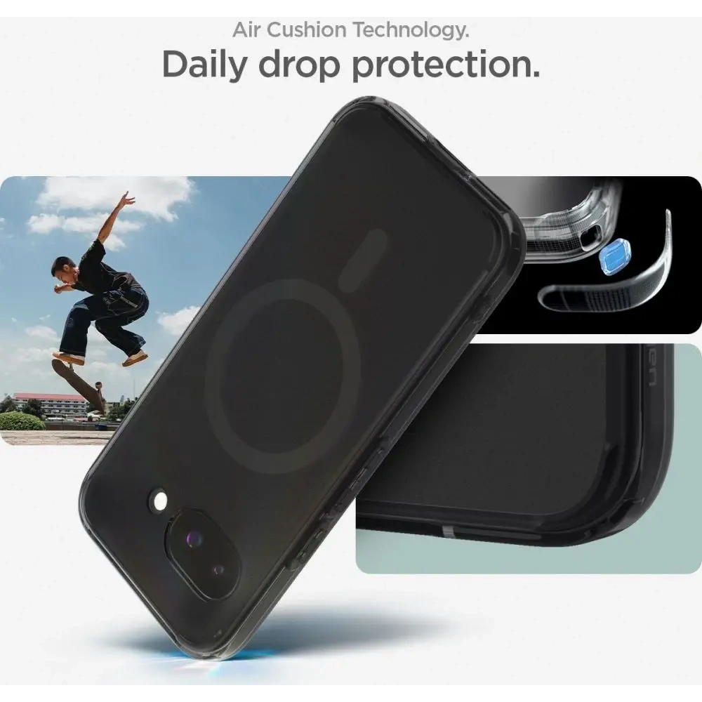 Etui Spigen Ultra Hybrid Mag MagSafe Google Pixel 9a Frost Black