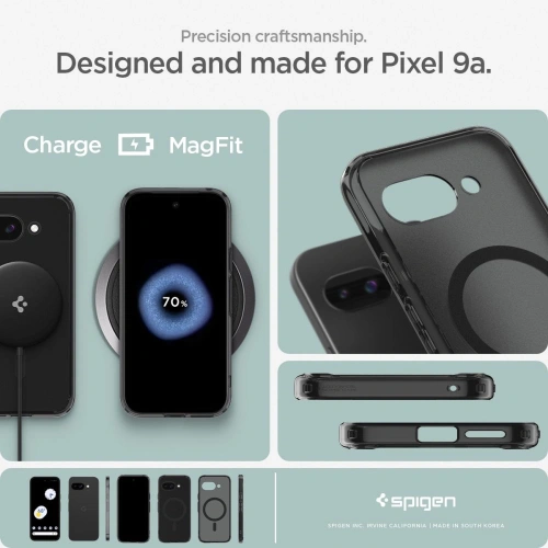 Kup Spigen Ultra Hybrid Mag MagSafe Google Pixel 9a Negru Înghețat - SPN16735 - {ean13} - Sklep Home Screen