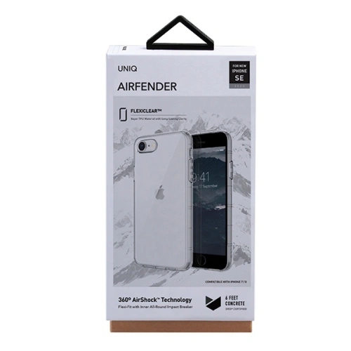 Kup Etui UNIQ Air Fender Apple iPhone SE 2022/SE 2020/8/7 nahé transparentní - UNIQ217CL - {ean13} - Sklep Home Screen