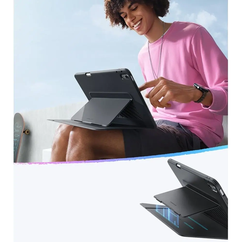 Etui ESR Flip Hybrid Apple iPad Air 13" 2024 (6. generacji) / 13" 2025 (7. generacji) Black