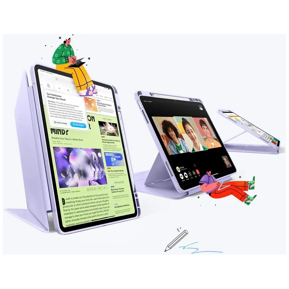 Etui ESR Flip Hybrid Apple iPad Air 13" 2024 (6. generacji) / 13" 2025 (7. generacji) Purple