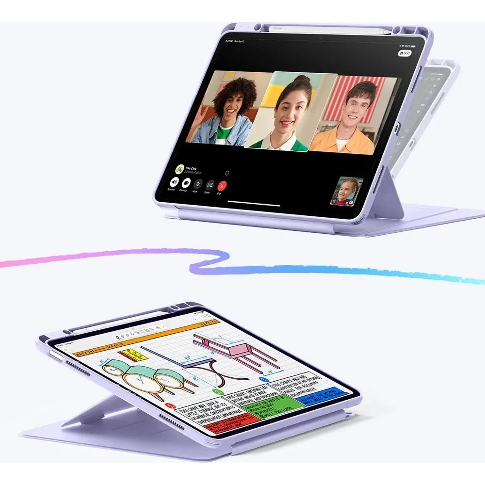 Etui ESR Flip Hybrid Apple iPad Air 13" 2024 (6. generacji) / 13" 2025 (7. generacji) Purple