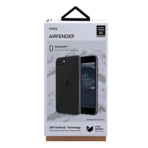 Kup Etui UNIQ Air Fender Apple iPhone SE 2022/SE 2020/8/7 šedá/kuřácká šedá tónovaná - UNIQ218GRY - {ean13} - Sklep Home Screen