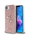 Etui Guess Fixed Glitter Big 4G do Apple iPhone 16e różowy