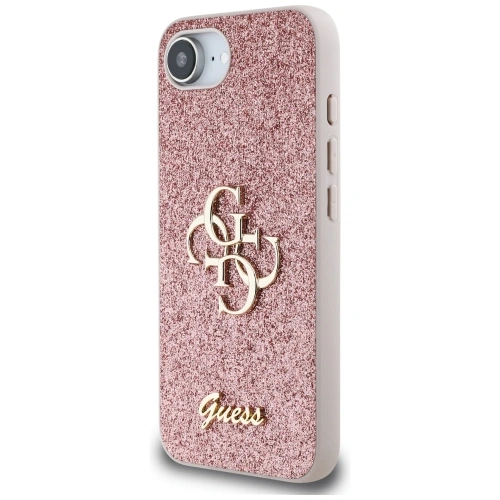 Kup Etui Guess Fixed Glitter Big 4G do Apple iPhone 16e różowy - GUE4466 - {ean13} - Sklep Home Screen