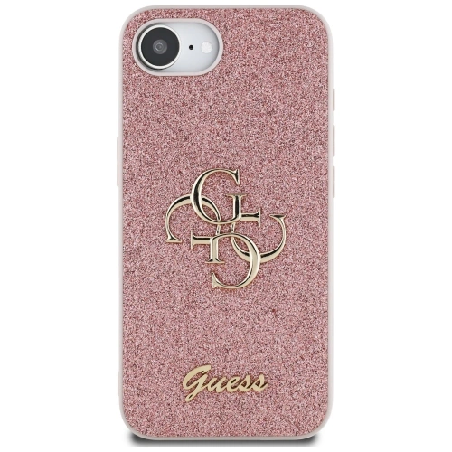 Kup Etui Guess Fixed Glitter Big 4G do Apple iPhone 16e różowy - GUE4466 - {ean13} - Sklep Home Screen