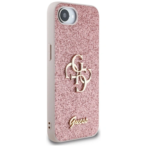 Kup Etui Guess Fixed Glitter Big 4G do Apple iPhone 16e różowy - GUE4466 - {ean13} - Sklep Home Screen