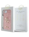 Kup Etui Guess Fixed Glitter Big 4G do Apple iPhone 16e różowy - GUE4466 - {ean13} - Sklep Home Screen