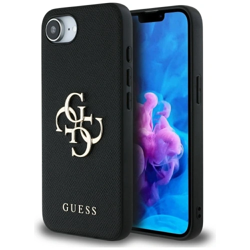 Kup Etui Guess Grained Big 4G Logo Small Classic Logo do Apple iPhone 16e czarny - GUE4467 - {ean13} - Sklep Home Screen