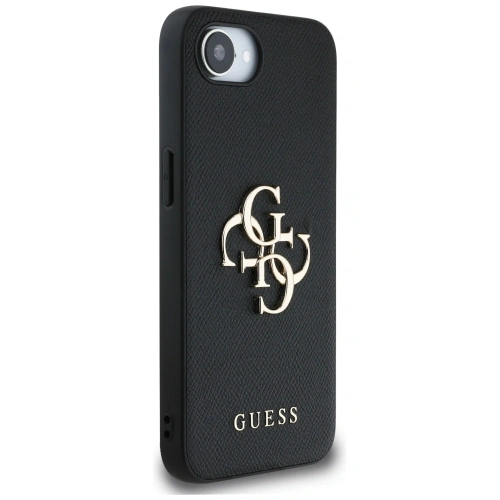 Kup Guess Grained Big 4G Logo Small Classic Logo Apple iPhone 16e černý - GUE4467 - {ean13} - Sklep Home Screen