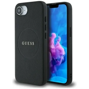 Kup Guess Grained Ring MagSafe Apple iPhone 16e schwarz - GUE4469 - {ean13} - Sklep Home Screen