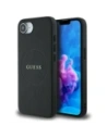 Etui Guess Grained Ring MagSafe do Apple iPhone 16e czarny