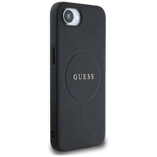 Kup Etui Guess Grained Ring MagSafe do Apple iPhone 16e czarny - GUE4469 - {ean13} - Sklep Home Screen