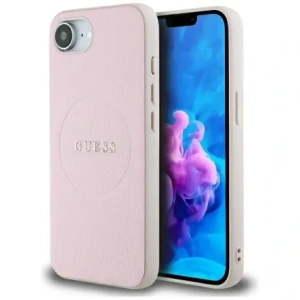 Kup Guess Inel texturat MagSafe Apple iPhone 16e roz - GUE4470 - {ean13} - Sklep Home Screen