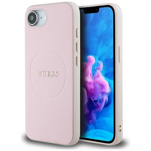 Kup Etui Guess Grained Ring MagSafe do Apple iPhone 16e różowy - GUE4470 - {ean13} - Sklep Home Screen