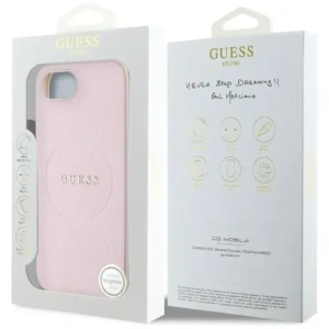 Kup Guess Grained Ring MagSafe Apple iPhone 16e rosa - GUE4470 - {ean13} - Sklep Home Screen