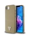 Guess Triunghi Texturat MagSafe Apple iPhone 16e maro