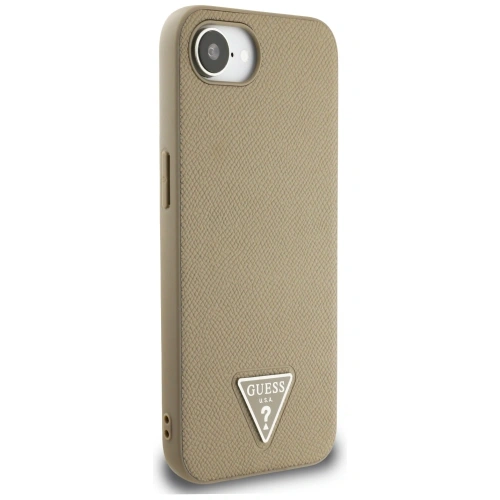 Kup Guess Grained Triangle MagSafe Apple iPhone 16e hnědý - GUE4471 - {ean13} - Sklep Home Screen