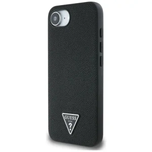 Kup Guess Grained Triangle MagSafe Apple iPhone 16e schwarz - GUE4472 - {ean13} - Sklep Home Screen