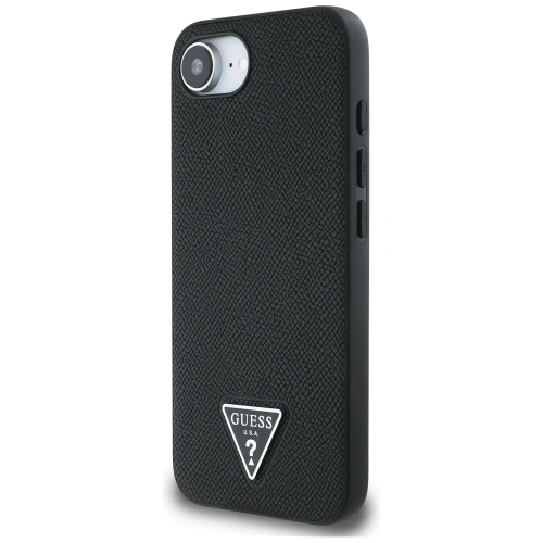 Kup Guess Grained Triangle MagSafe Apple iPhone 16e schwarz - GUE4472 - {ean13} - Sklep Home Screen