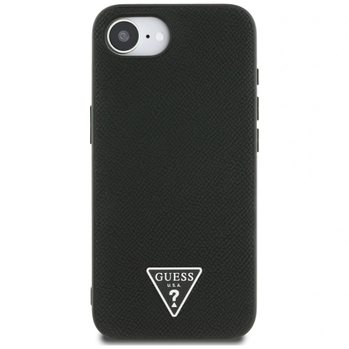 Kup Guess Grained Triangle MagSafe Apple iPhone 16e schwarz - GUE4472 - {ean13} - Sklep Home Screen