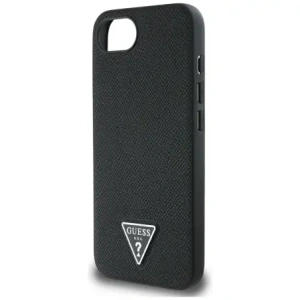 Kup Guess Grained Triangle MagSafe Apple iPhone 16e schwarz - GUE4472 - {ean13} - Sklep Home Screen