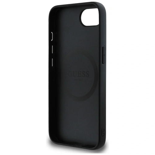 Kup Guess Grained Triangle MagSafe Apple iPhone 16e schwarz - GUE4472 - {ean13} - Sklep Home Screen