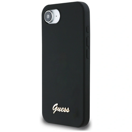 Kup Guess Silikon-Skript-Metall-Logo MagSafe Apple iPhone 16e schwarz - GUE4473 - {ean13} - Sklep Home Screen