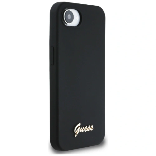 Kup Guess Silikon-Skript-Metall-Logo MagSafe Apple iPhone 16e schwarz - GUE4473 - {ean13} - Sklep Home Screen