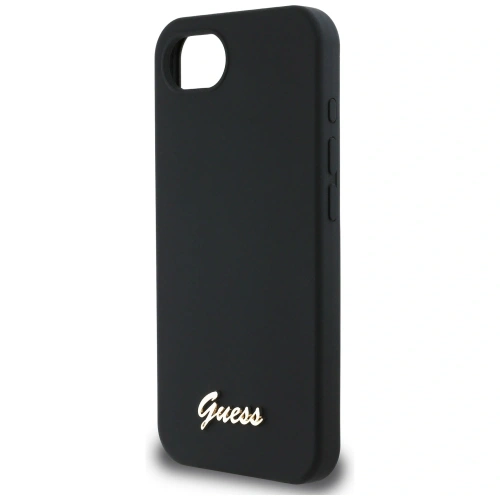 Kup Guess Silikon-Skript-Metall-Logo MagSafe Apple iPhone 16e schwarz - GUE4473 - {ean13} - Sklep Home Screen