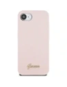 Kup Guess Silikon Script Metall Logo MagSafe Apple iPhone 16e pink - GUE4474 - {ean13} - Sklep Home Screen