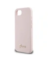 Kup Etui Guess Silicone Script Metal Logo MagSafe do Apple iPhone 16e różowy - GUE4474 - {ean13} - Sklep Home Screen