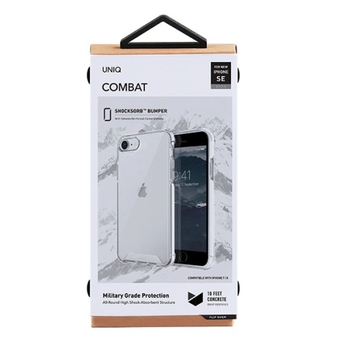 Kup Etui UNIQ Combat Apple iPhone SE 2022/SE 2020/8/7 bílý/blanc white - UNIQ222WHT - {ean13} - Sklep Home Screen
