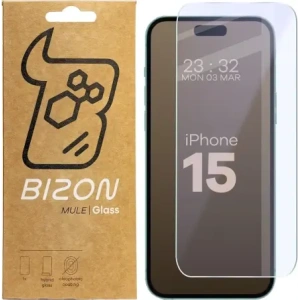 Buy Bizon Glass Mule Flexible hybrid glass Apple iPhone 15 - BIZ8798 - {ean13} - Home Screen Store Europe