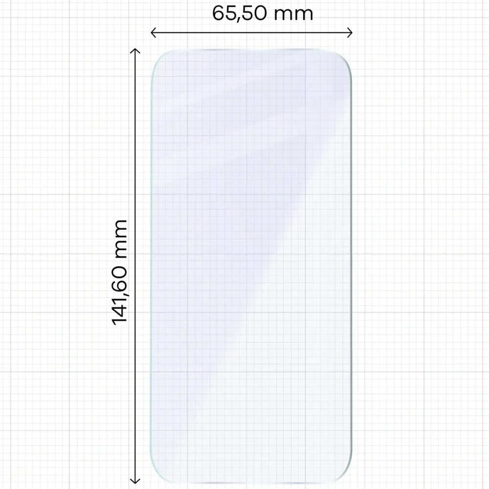 Elastyczne szkło hybrydowe Bizon Glass Mule do Apple iPhone 15