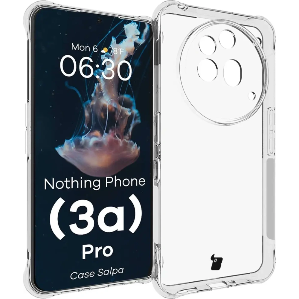 Elastyczne etui Bizon Case Salpa do Nothing Phone (3a) Pro przezroczyste