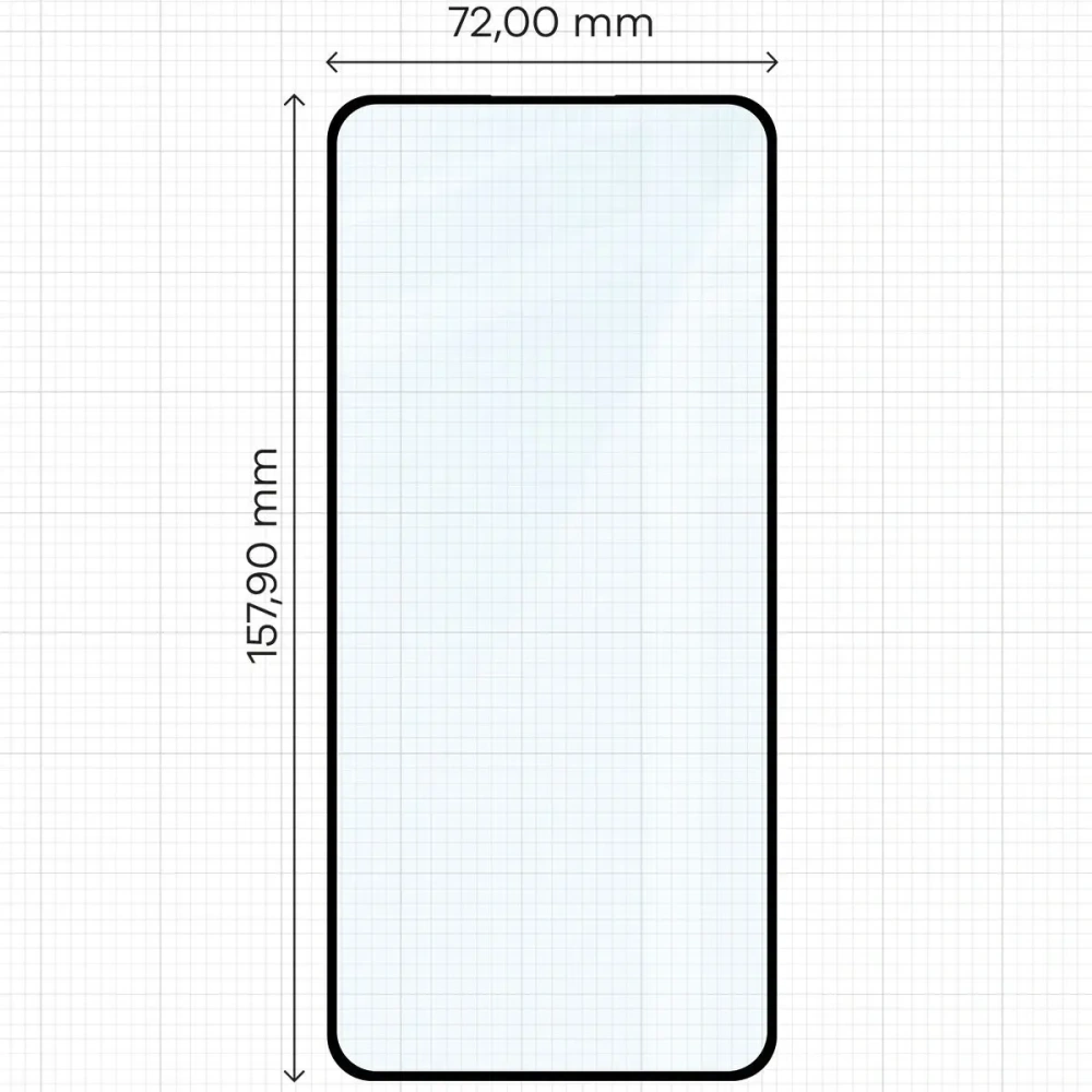 Szkło hartowane Bizon Glass Edge 3D do Xiaomi 15 Ultra / 15 Pro czarna ramka