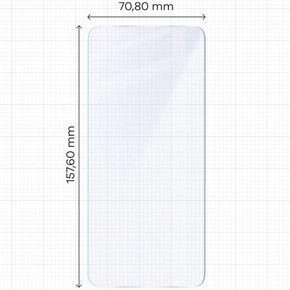 Elastyczne szkło hybrydowe Bizon Glass Mule do Realme 14x 5G