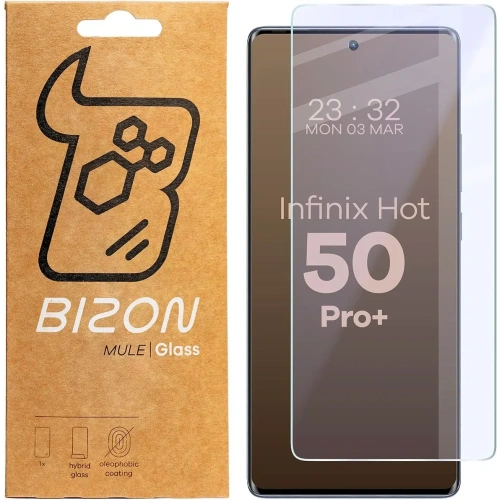 Buy Bizon Glass Mule Flexible hybrid glass Infinix Hot 50 Pro+ - BIZ8802 - {ean13} - Home Screen Store Europe