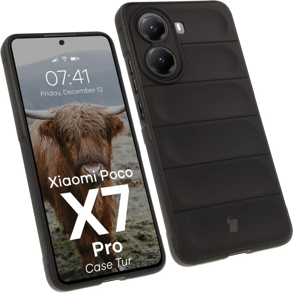 Pancerne etui Bizon Case Tur do Xiaomi Poco X7 Pro czarne