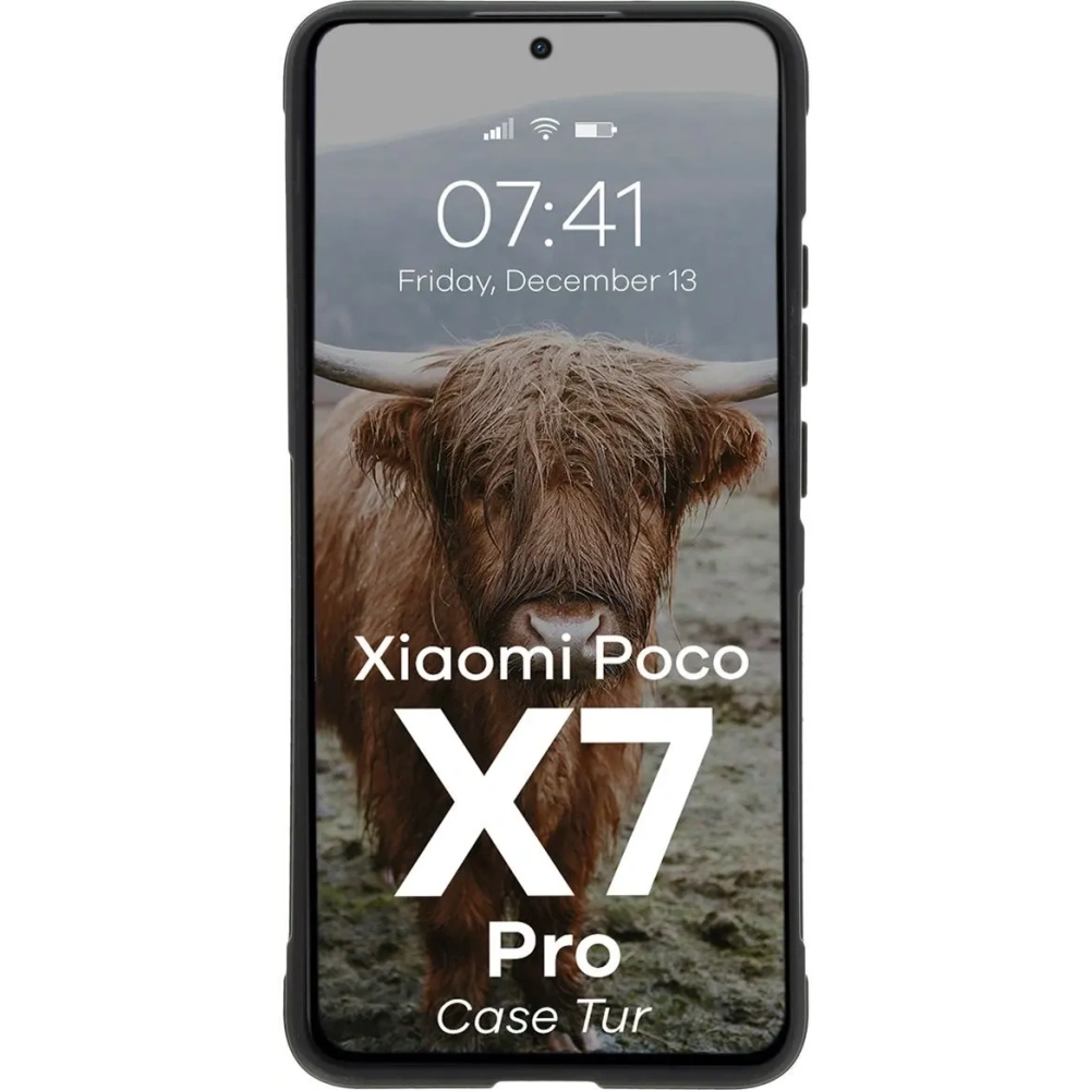 Pancerne etui Bizon Case Tur do Xiaomi Poco X7 Pro czarne