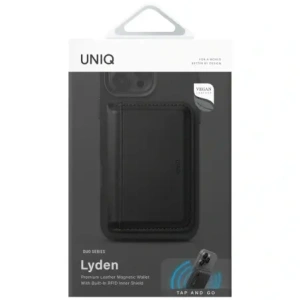 Kup UNIQ Lyden DS suport de telefon cu RFID magnetic pentru portofel, negru - UNIQ1509 - {ean13} - Sklep Home Screen