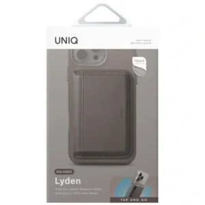 Kup Portofel cu suport pentru telefon UNIQ Lyden DS magnetic RFID gri - UNIQ1511 - {ean13} - Sklep Home Screen