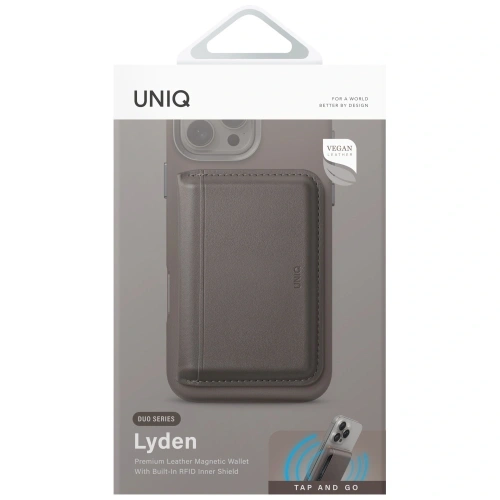 Buy UNIQ Lyden DS magnetic RFID wallet phone stand grey - UNIQ1511 - {ean13} - Home Screen Store Europe
