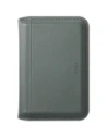 Portofel magnetic RFID UNIQ Lyden DS cu suport pentru telefon, verde