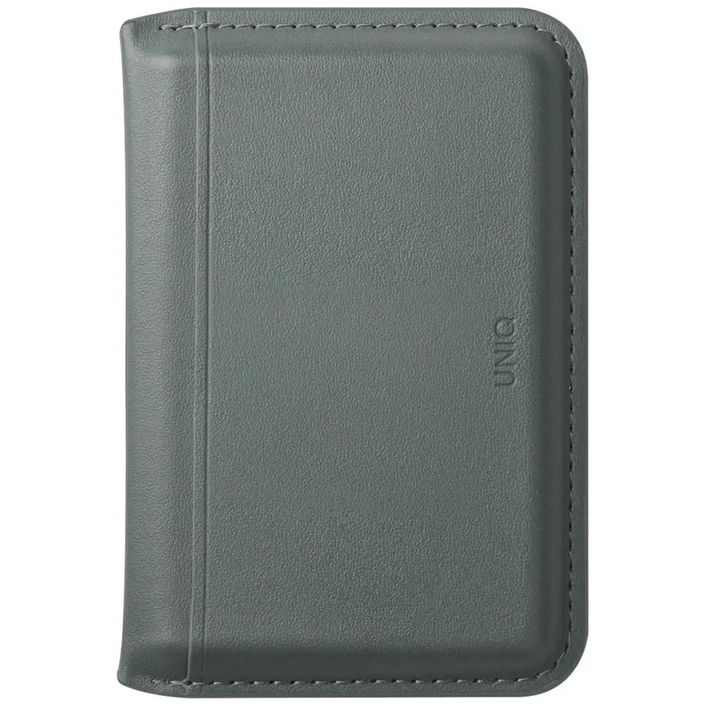 Magnetyczny portfel RFID UNIQ Lyden DS stojak na telefon zielony