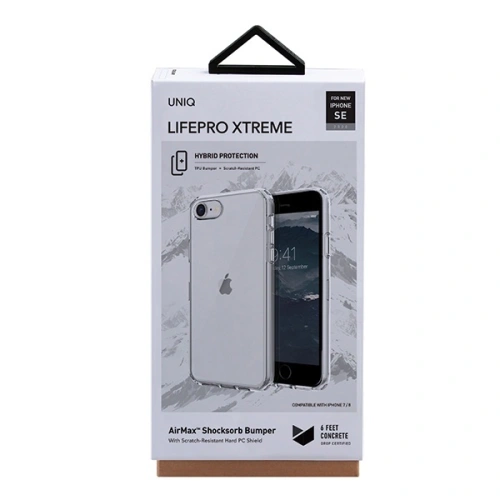 Kup Case UNIQ LifePro Xtreme Apple iPhone SE 2022/SE 2020/8/7 transparent/crystal clear - UNIQ225CL - {ean13} - Sklep Home Screen